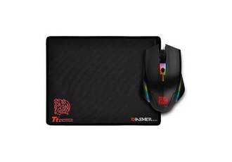 MOUSE USB THERMALTAKE TALON RGB 5000 DPI GAMER CON PAD