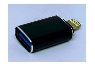 ADAPTADOR LIGHTNING MACHO A USB 3.0 HEMBRA OTG 09-032