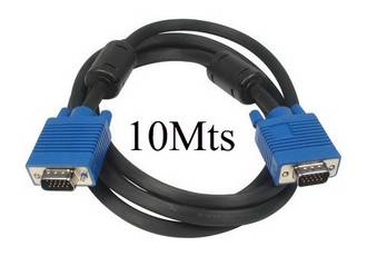 CABLE VGA P/MONI 15/15 C/FILTRO 10MTS