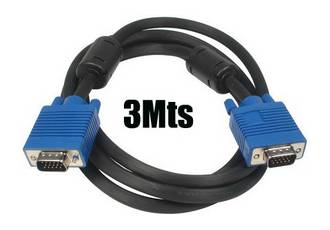 CABLE VGA M/M 15/15 C/FILTRO 3MTS