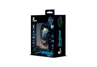 MOUSE USB XTECH OPHIDIAN XTM-410 GAMER 2400 DPI 6 BOTONES