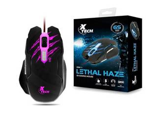 MOUSE USB XTECH LETHAL HAZE XTM-610 GAMER 3200 DPI 6 BOTONES