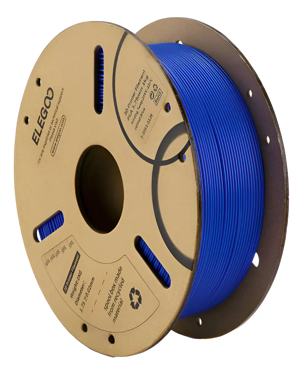 FILAMENTO 3D ELEGOO PLA AZUL OSCURO 1.75mm 1KG 0068 disponible en Bytecom Moron Zona Oeste Haedo Castelar Ituzaingo Padua Ramos Mejia
