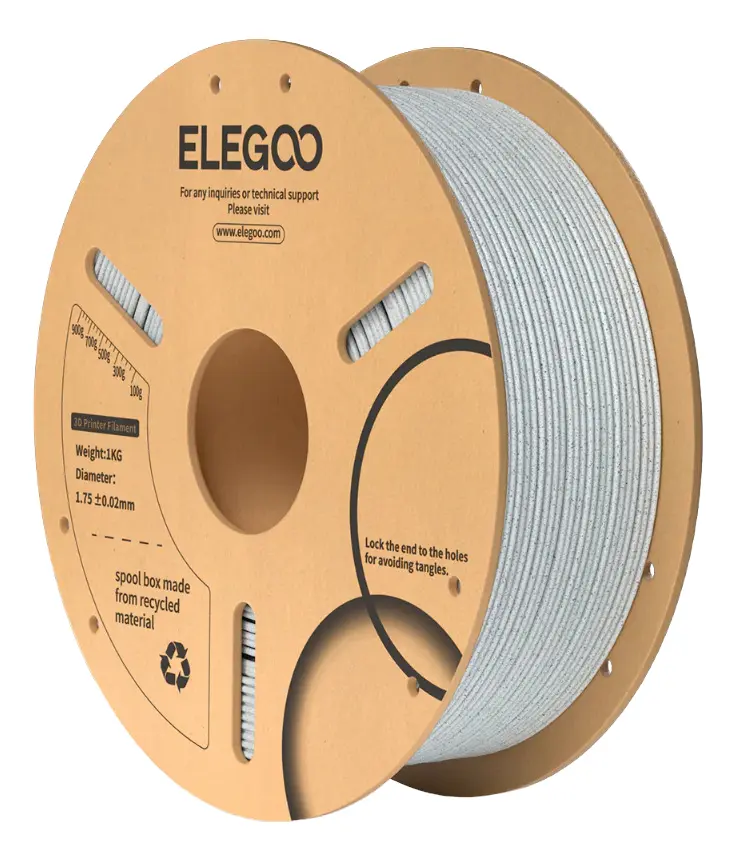 FILAMENTO 3D ELEGOO PLA MARMOL 1.75mm 1KG 0113 disponible en Bytecom Moron Zona Oeste Haedo Castelar Ituzaingo Padua Ramos Mejia