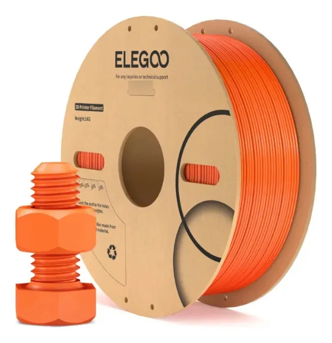 FILAMENTO 3D ELEGOO PLA NARANJA 1.75mm 1KG 0067 disponible en Bytecom Moron Zona Oeste Haedo Castelar Ituzaingo Padua Ramos Mejia