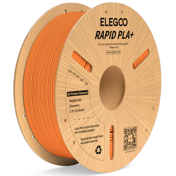 FILAMENTO 3D ELEGOO RAPID PLA NARANJA 1.75mm 1KG 0120 disponible en Bytecom Moron Zona Oeste Haedo Castelar Ituzaingo Padua Ramos Mejia