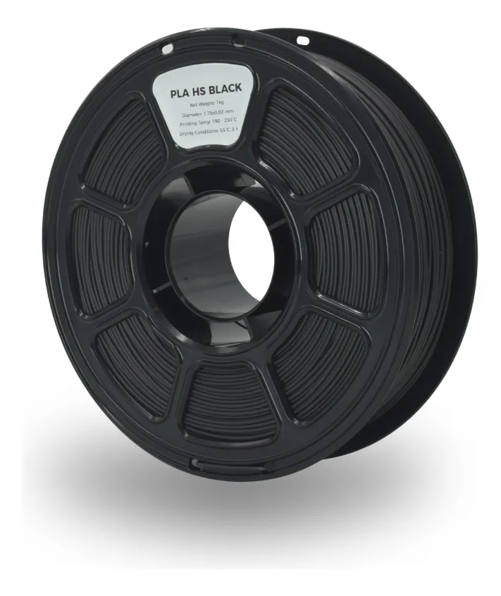 FILAMENTO 3D GST COSMOS PLA NEGRO/BLACK HIGH SPEED 1.75mm 1KG disponible en Bytecom Moron Zona Oeste Haedo Castelar Ituzaingo Padua Ramos Mejia