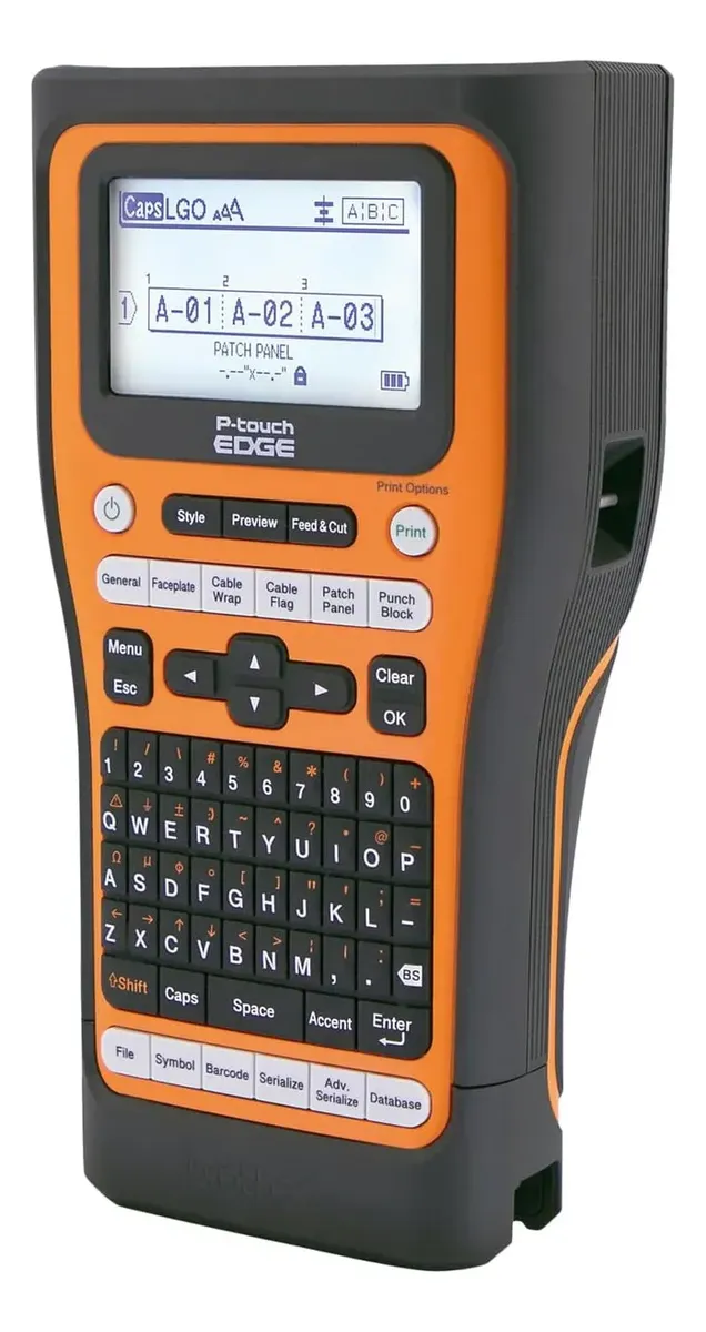 ROTULADORA ETIQUETADORA BROTHER PTE510VP CONEXION A PC USB
