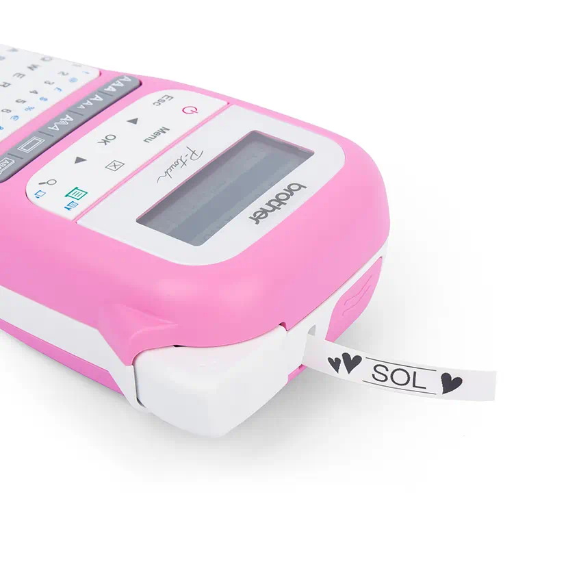 ROTULADORA BROTHER PTH-110 ROSA CINTA TZE 6-9-12MM GTIA OFICIAL