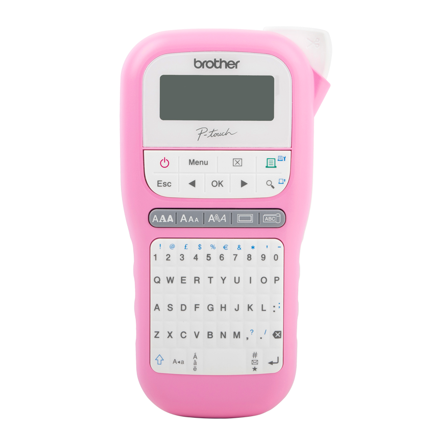 ROTULADORA BROTHER PTH-110 ROSA CINTA TZE 6-9-12MM GTIA OFICIAL disponible en Bytecom Moron Zona Oeste Haedo Castelar Ituzaingo Padua Ramos Mejia